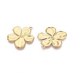 304 Edelstahl Blumenanhänger&nbsp;STAS-T067-30G
