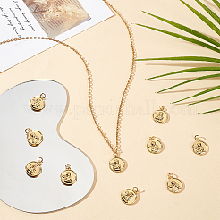 10 pièces pendentifs en laiton&nbsp;KK-UN0005-62