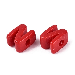 Abalorios europeos acrílicos opacos&nbsp;OACR-M027-01N-11