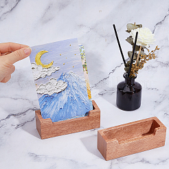 Visitenkartenbox aus Holz&nbsp;ODIS-WH0108-077