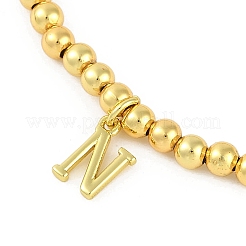 Pendenti in ottone bracciali&nbsp;BJEW-B105-01G-N