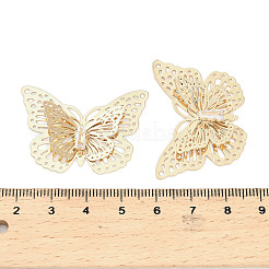 Pendenti in zirconi cubici trasparenti in micro pavè di ottone&nbsp;KK-A250-01G