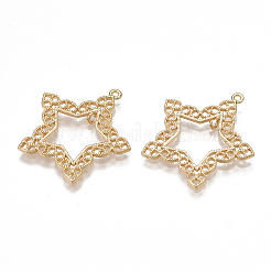 Connettori per maglie in ottone&nbsp;X-KK-T038-408G