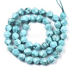 Fili di perline howlite naturale&nbsp;G-S300-81-8mm