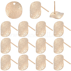 40 Stück Ohrstecker-BeZubehör aus Messing&nbsp;KK-SC0006-87G