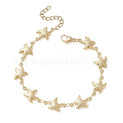 Armbänder mit Seesterngliedern aus Edelstahl 304 für Damen&nbsp;BJEW-JB13429