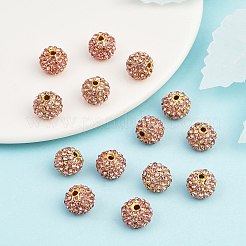 Legierung Strass Perlen&nbsp;RB-A034-10mm-A27G