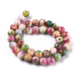 Chapelets de perles de jade &nbsp;G-D264-10mm-XH19