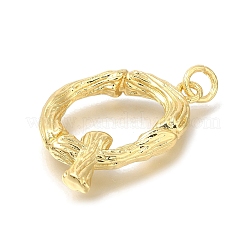 Pendentifs de placage en laiton&nbsp;KK-I721-01G-Q