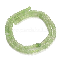Teñidos naturales blancas abalorios de jade hebras&nbsp;GG-CBAF9EE-A12-3x4mm