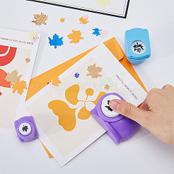 3 Stück Mini-Bastelstanzer aus Kunststoff in 3 Ausführungen für Scrapbooking und Papierbasteln&nbsp;AJEW-BC0004-11