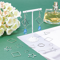 Kit fai da te per realizzare orecchini pendenti geometrici in ottone&nbsp;DIY-SC0012-79