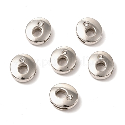 Perles coulissantes de lettre pour la fabrication de bracelet de montre&nbsp;X-ALRI-O012-O-NR