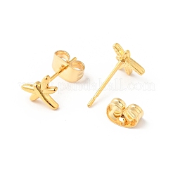 Winzige Libellen-Ohrstecker aus 304er Edelstahl mit Stiften aus 316er Edelstahl für Damen&nbsp;EJEW-J043-02G
