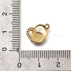 Ottone micro spianare pendenti zirconi&nbsp;KK-U055-19G