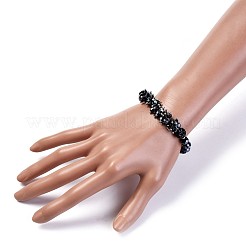 Pulseras de vidrio tallado&nbsp;BJEW-JB04509-06