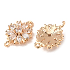 Verbindungsanhänger mit durchsichtigem Zirkonia-Pavé aus Messing&nbsp;CU-CBAEC99-09G