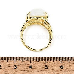 Offene Manschettenringe aus Messing&nbsp;RJEW-D347-05G