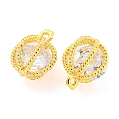 Pendentifs en laiton zircon cubique pavé&nbsp;KK-M286-17G
