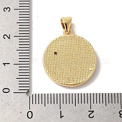 Cremagliera placcatura micro ottone spianare pendenti zirconi&nbsp;KK-K385-62G