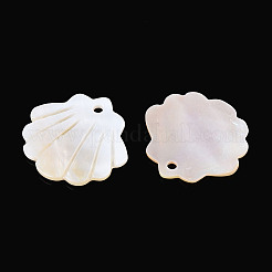Pendentifs sculptés en coquillage naturel&nbsp;BSHE-T014-10