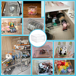 Transparente Verpackungsboxen aus Acryl mit Deckel&nbsp;CON-WH0110-37