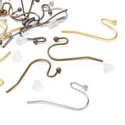 Ganci per orecchini in ottone 240 pz 4 colori&nbsp;DIY-YW0005-43