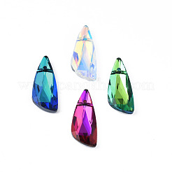 Spitz zulaufende Strass-Anhänger aus Glas&nbsp;EGLA-N006-034
