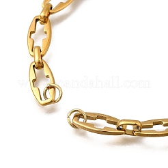 Herstellung von Armbändern aus 304er Edelstahl-Kreuzgliederketten&nbsp;AJEW-JB01378-03
