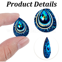 50 Stück Harz Cabochons&nbsp;CRES-GF0001-07