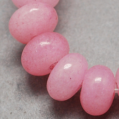 Natürliche weiße Jade Perlenstränge&nbsp;G-R169-8x5mm-M