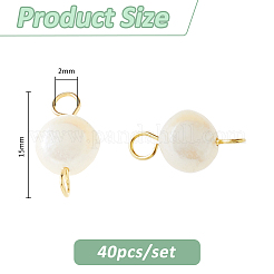 40 Stück natürliche Süßwasser-Zuchtperle&nbsp;PALLOY-FH00102