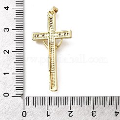 Ottone micro spianare pendenti zirconi&nbsp;KK-P336-33G