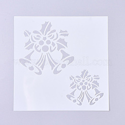 Modèles de pochoirs de peinture de dessin réutilisables en plastique sur le thème de noël&nbsp;DIY-G027-A01