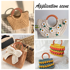 Cuir pu tricot crochet sacs clou bas&nbsp;DIY-WH0064-79