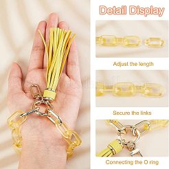 Kit de fabrication de porte-clés à chaîne torsadée DIY&nbsp;DIY-OC0009-38