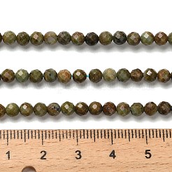 Natürliche afrikanische türkis (jasper) perlen stränge&nbsp;G-RM2025524-A02-4mm