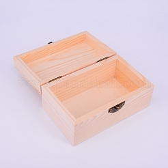 Boîte en bois rectangle non fini&nbsp;OBOX-WH0005-02