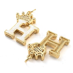 Pendentifs en laiton zircon cubique transparent&nbsp;KK-G498-01H-02