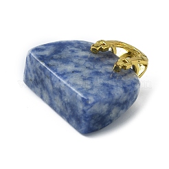 Natürlicher Jaspisanhänger mit blauem Fleck&nbsp;G-WH0018-033G-06