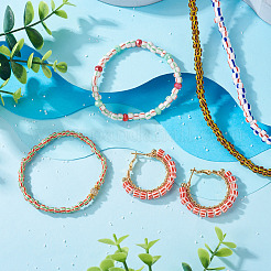 10 Strang 10 Stil handgefertigte Bunte Malerei-Perlenstränge&nbsp;BLOW-KS0001-01