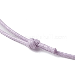 5 collier en cordon de polyester ciré réglable de 5 couleurs&nbsp;AJEW-JB01309-01