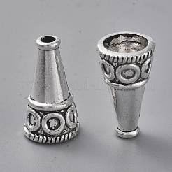 Coppette copriperla di perline stile tibetano&nbsp;X-TIBEB-00905-AS-NR