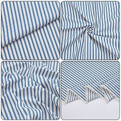 1 mètre de tissu à rayures en coton&nbsp;DIY-GA0009-82C