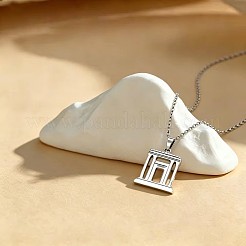 Colliers pendentifs religieux en acier inoxydable 304&nbsp;WG5630B-01