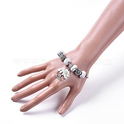 Messing europäische Armbänder&nbsp;BJEW-JB04795-04