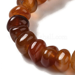 Fili di perline agata rosso naturale&nbsp;G-NH0017-B03-03