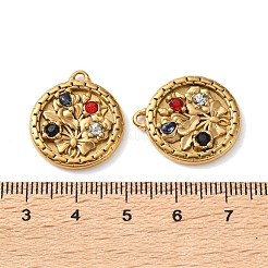 Pendentifs en strass en acier inoxydable 304&nbsp;RB-L002-06G