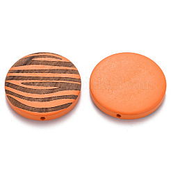 Perle di legno naturale verniciate&nbsp;WOOD-N006-06O