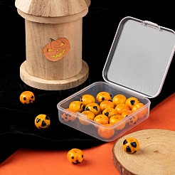 20 stücke 2 stil herbst thema handgefertigte Bunte Malerei perlen&nbsp;LAMP-LS0001-02